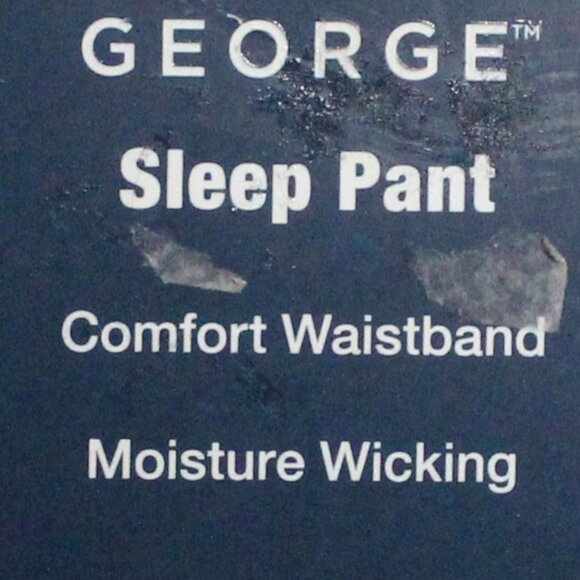 George Men's Charcoal Heather 2 XL Comfort Waistband Moisture Wicking Sleep Pant - Picture 2 of 11
